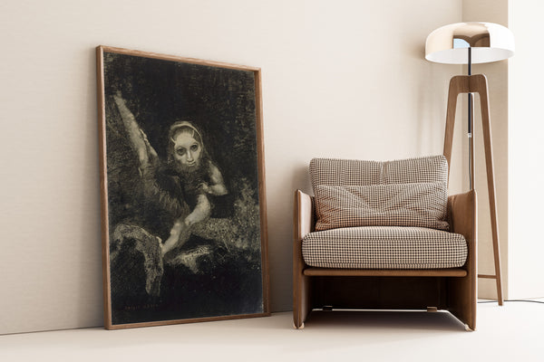 Odilon Redon — Caliban | Symbolist Art Print