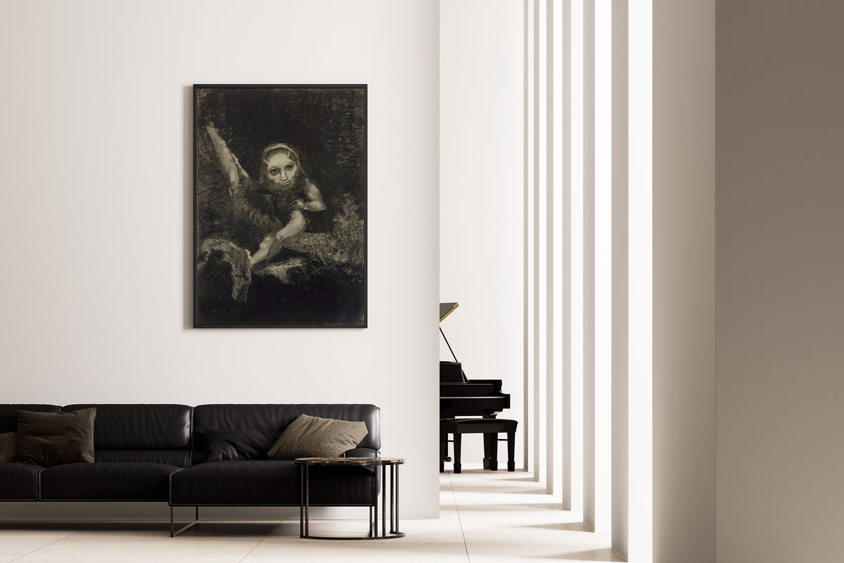 Odilon Redon — Caliban | Symbolist Art Print