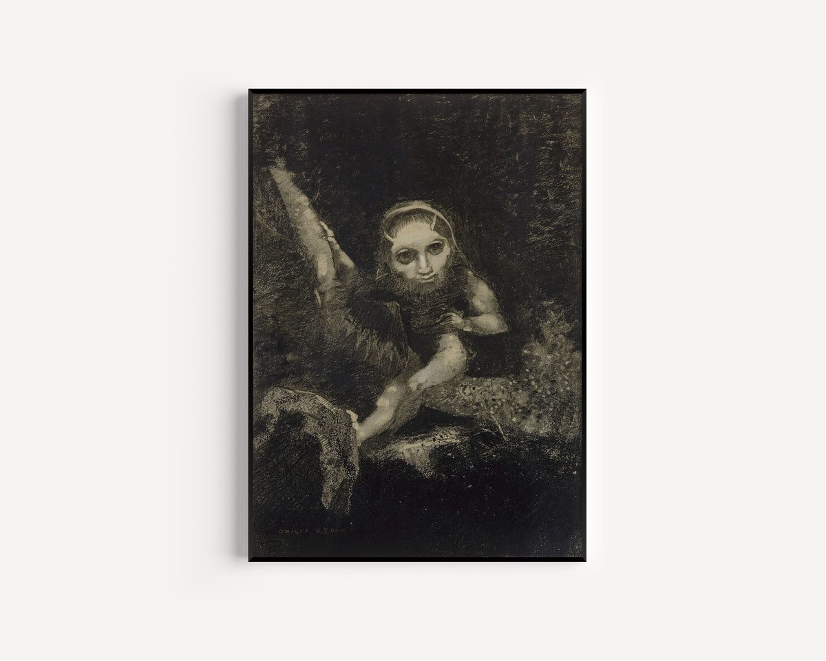 Odilon Redon — Caliban | Symbolist Art Print