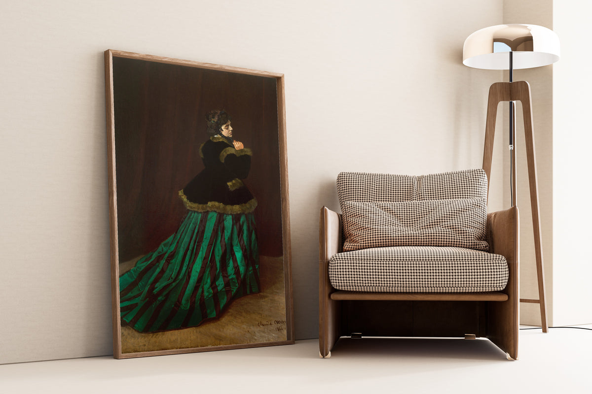 Claude Monet — Camille (The Woman in the Green Dress) | Fine Art Print