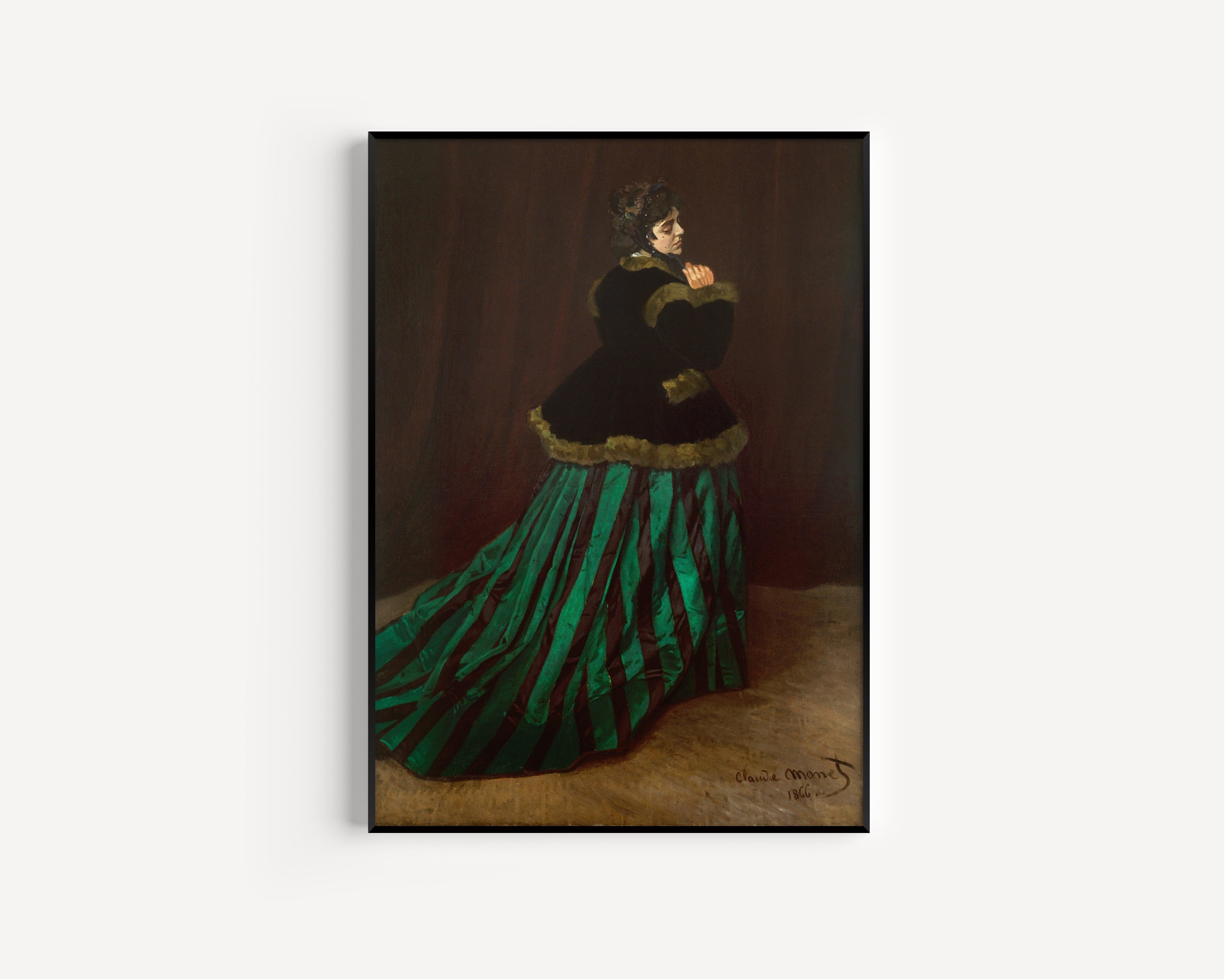 Claude Monet — Camille (The Woman in the Green Dress) | Fine Art Print