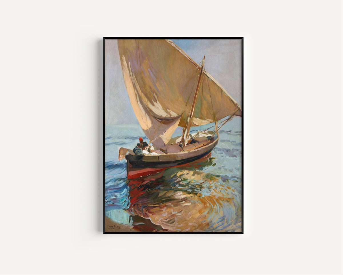 Joaquín Sorolla — Setting Out to Sea, Valencia (Camino de la pesca) | Fine Art Print
