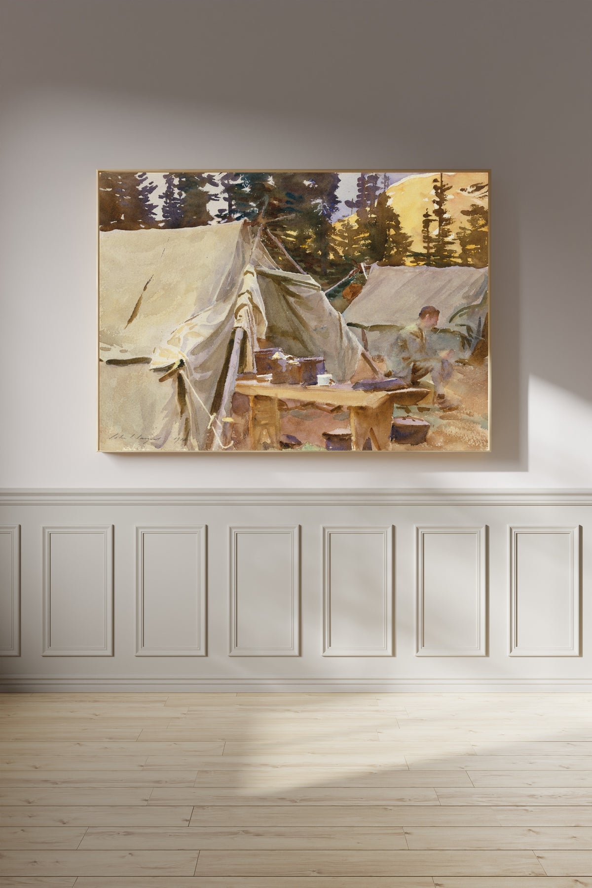 John Singer Sargent — Camp at Lake O'Hara | Fine Art Print