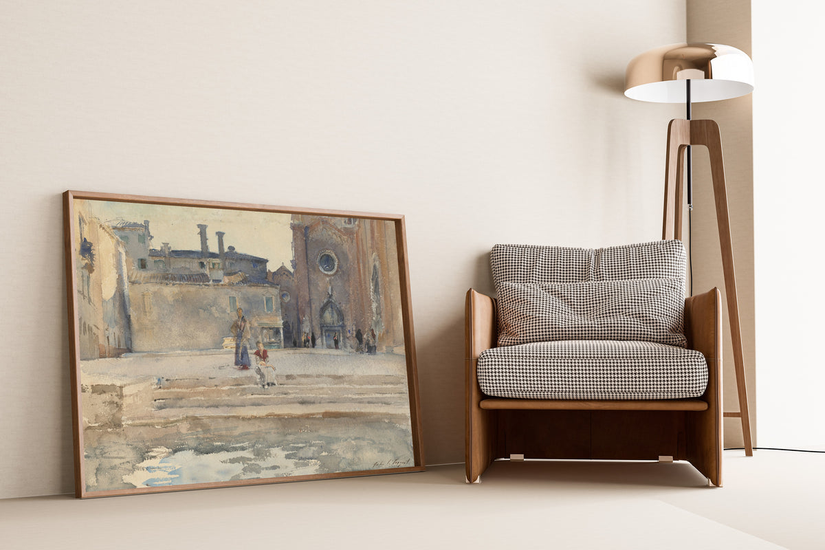 John Singer Sargent — Campo dei Frari, Venice | Fine Art Print
