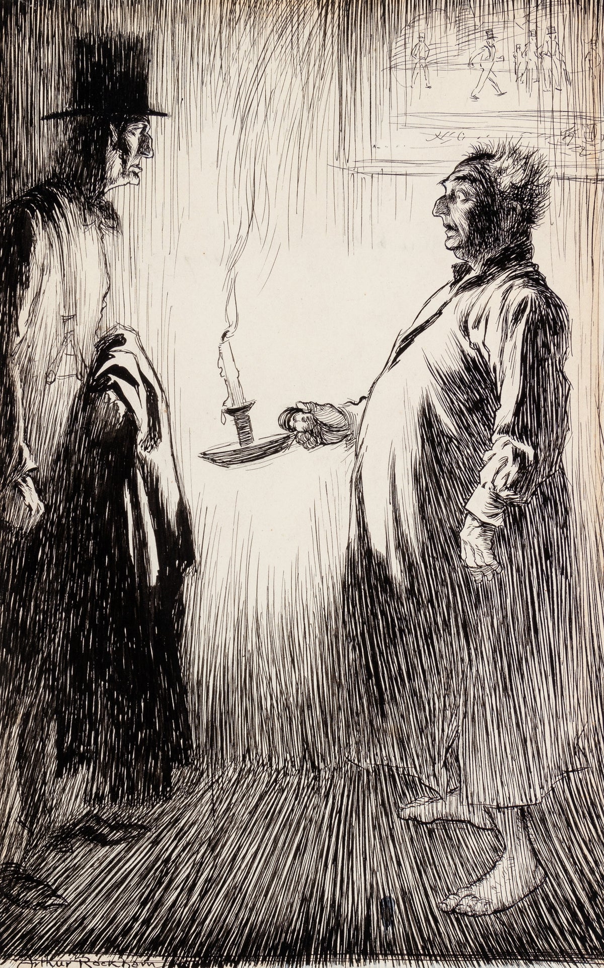 Arthur Rackham — Candlelight | Fairy Tale Illustration Print