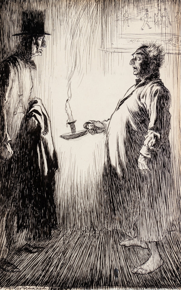 Arthur Rackham — Candlelight | Fairy Tale Illustration Print