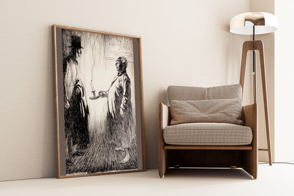 Arthur Rackham — Candlelight | Fairy Tale Illustration Print