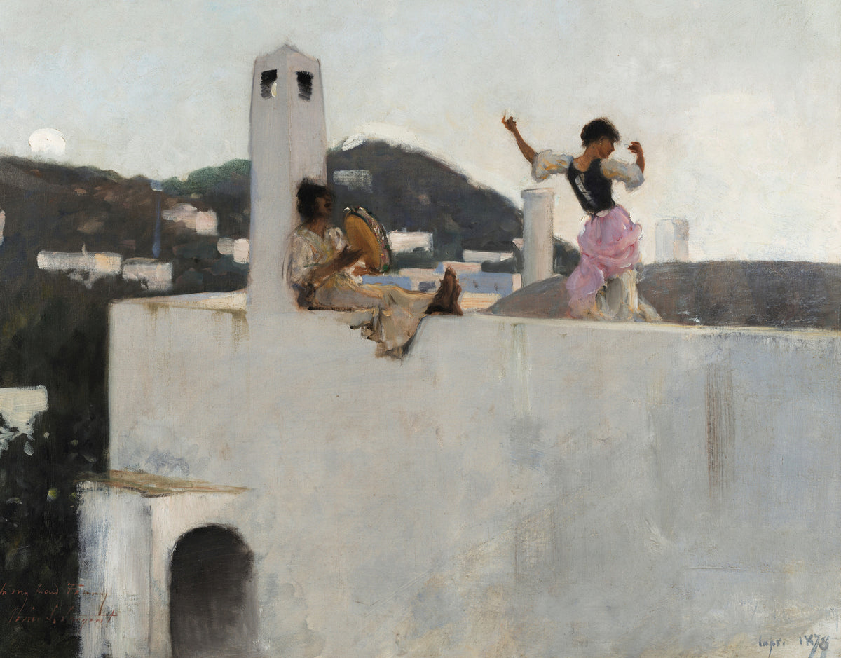John Singer Sargent — Capri Girl on a Rooftop | Fine Art Print