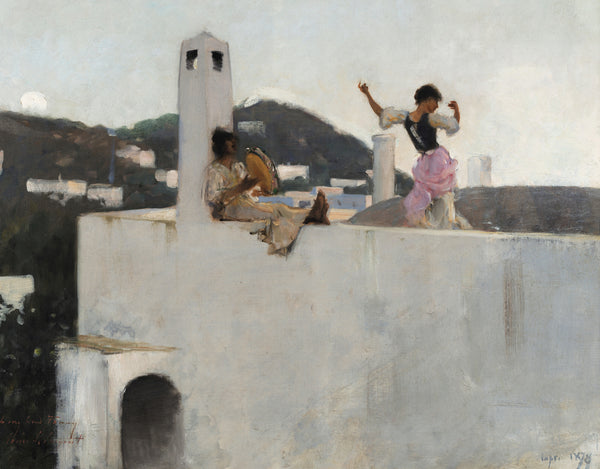 John Singer Sargent — Capri Girl on a Rooftop | Fine Art Print