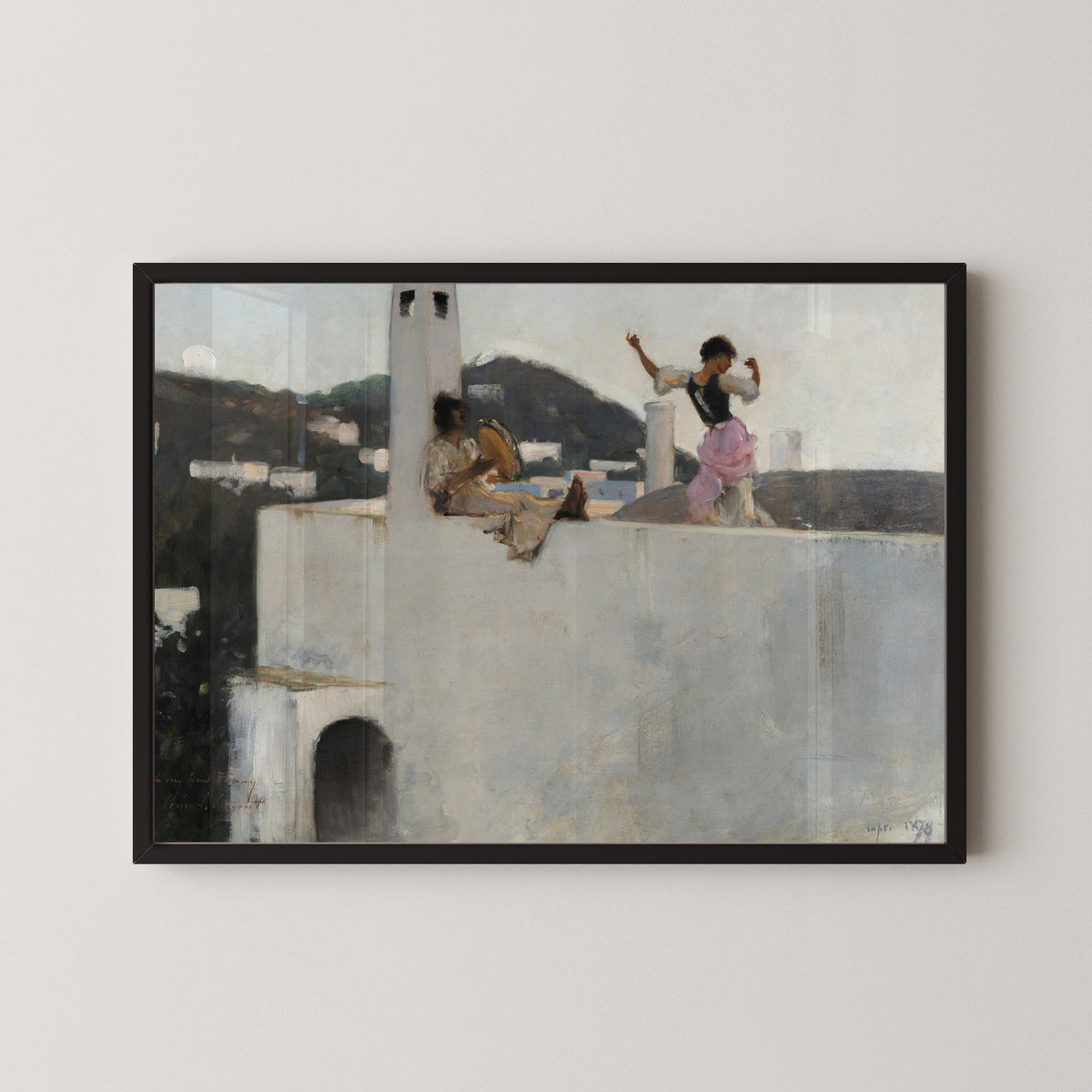 John Singer Sargent — Capri Girl on a Rooftop | Fine Art Print