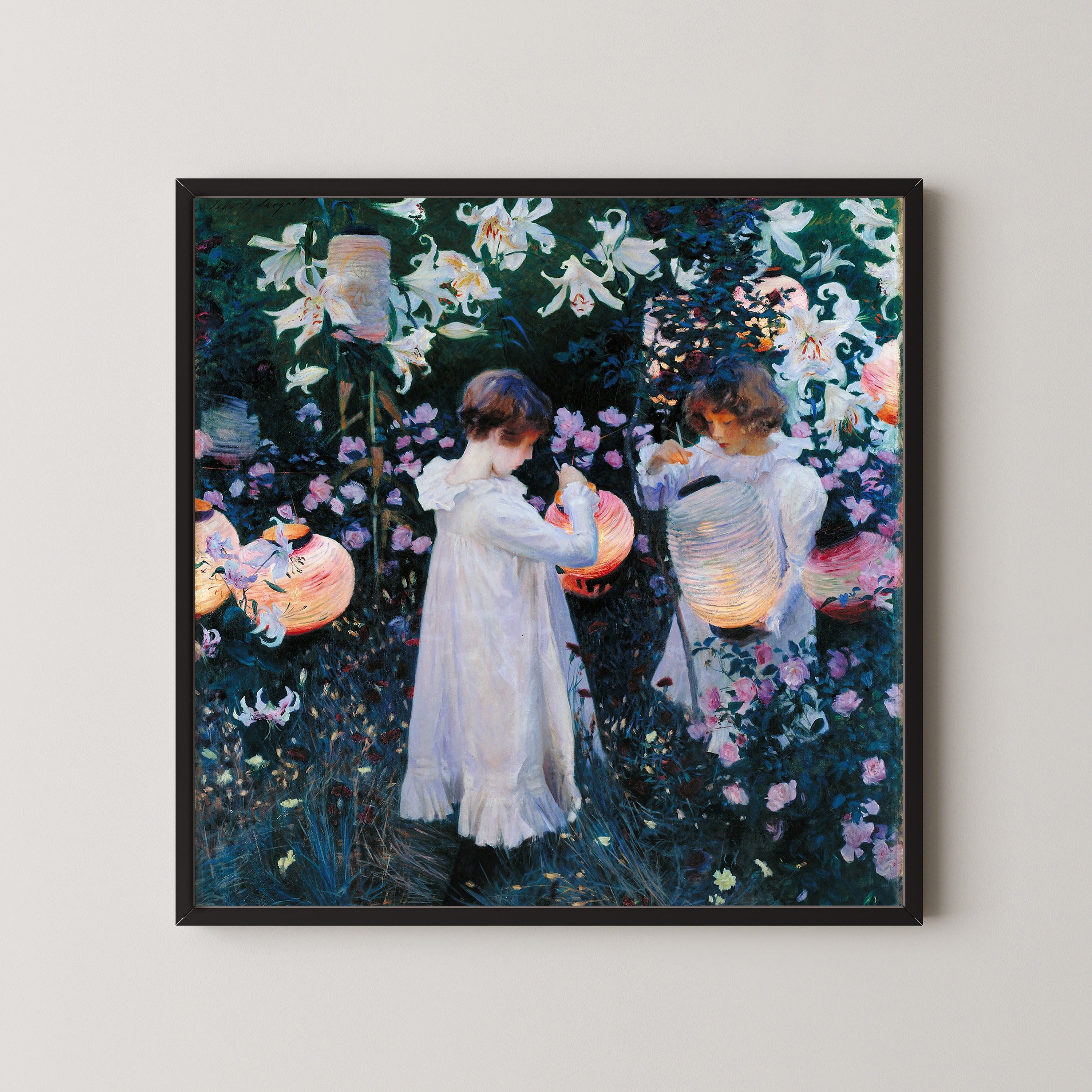 John Singer Sargent — Carnation, Lily, Lily, Rose | Fine Art Print