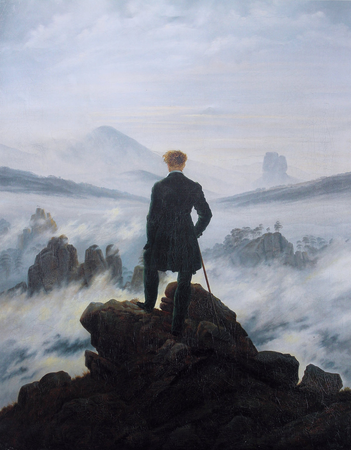 Caspar David Friedrich — Wanderer Above the Sea of Fog | Fine Art Print