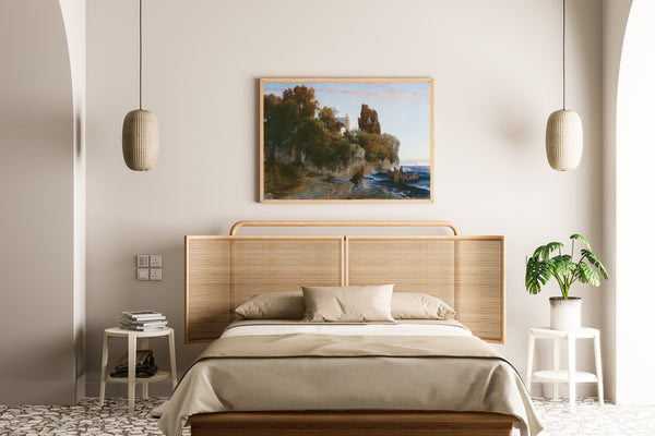 Arnold Böcklin — Castle by the Sea (Murder in the Castle Garden) | Landscape Fine Art Print