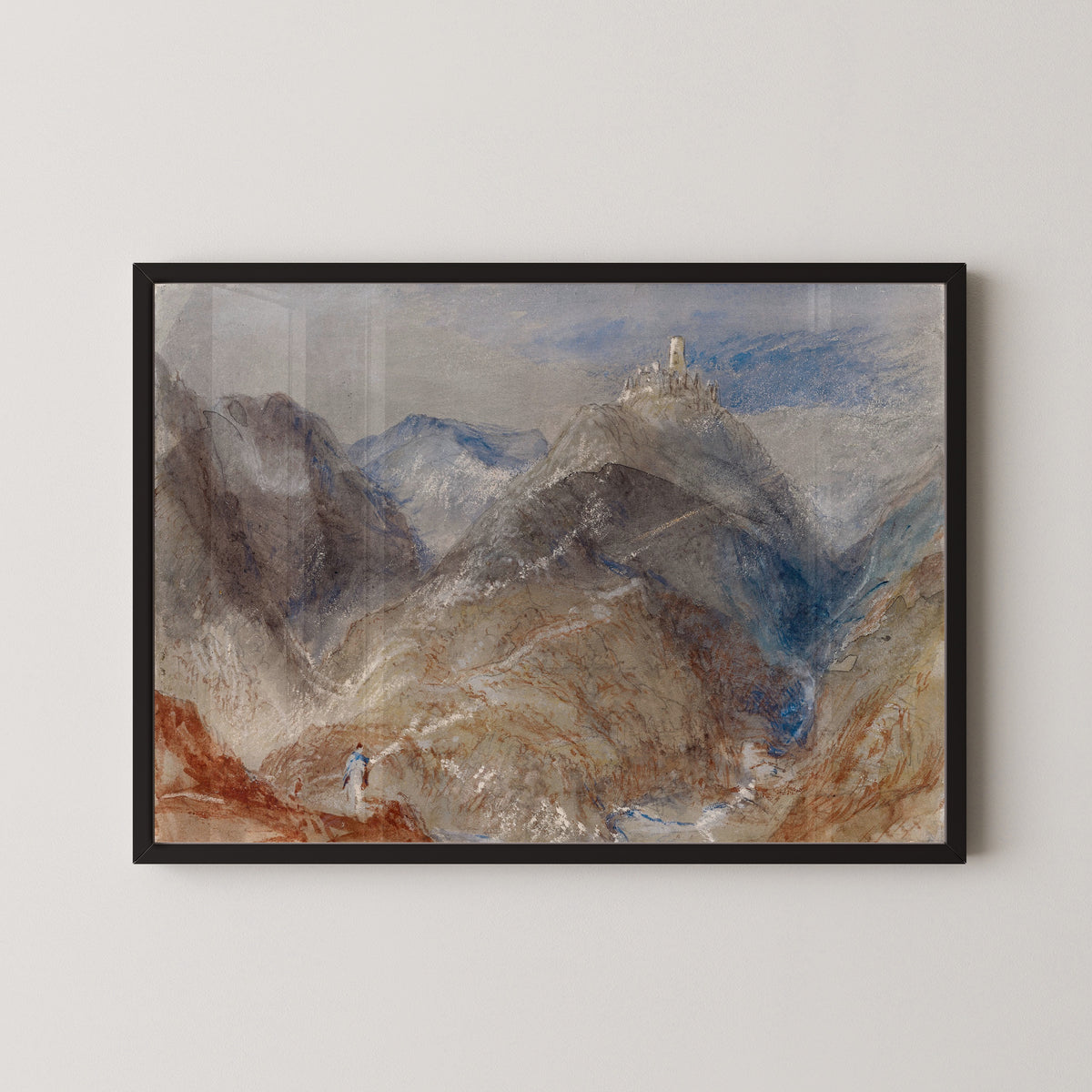J.M.W. Turner — Castle on Height near Geneva | Landscape Fine Art Print