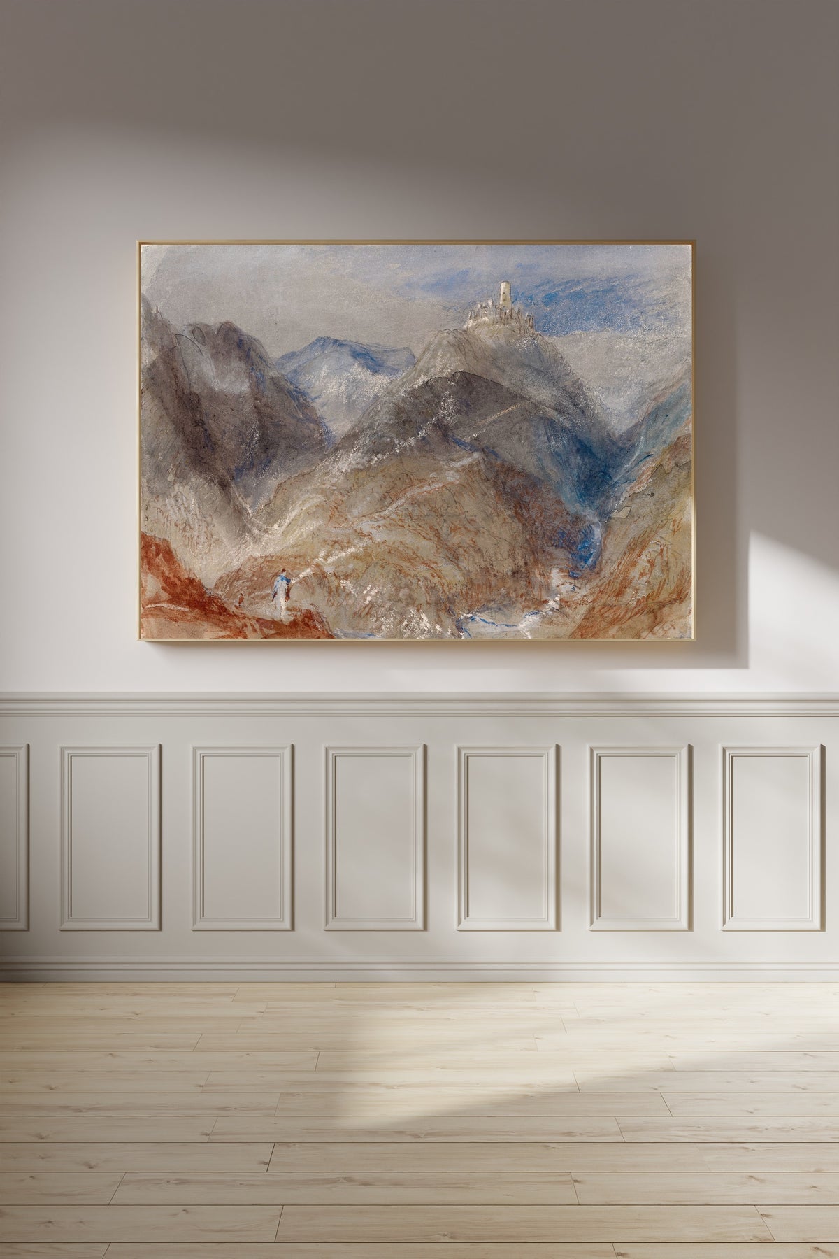 J.M.W. Turner — Castle on Height near Geneva | Landscape Fine Art Print