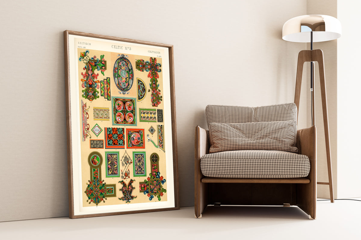Owen Jones — Celtic No. 3, from The Grammar of Ornament | Ornament Plate Print