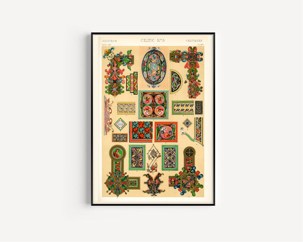 Owen Jones — Celtic No. 3, from The Grammar of Ornament | Ornament Plate Print