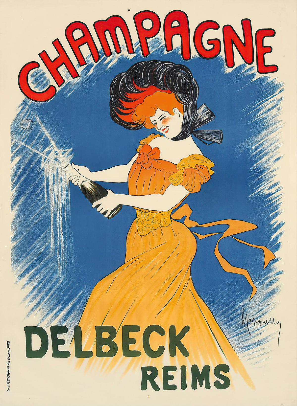 Leonetto Cappiello — Champagne Delbeck | Vintage Poster Print
