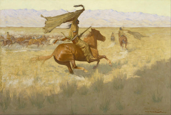 Frederic Remington — Change of Ownership (The Stampede; Horse Thieves) | Western Art Print