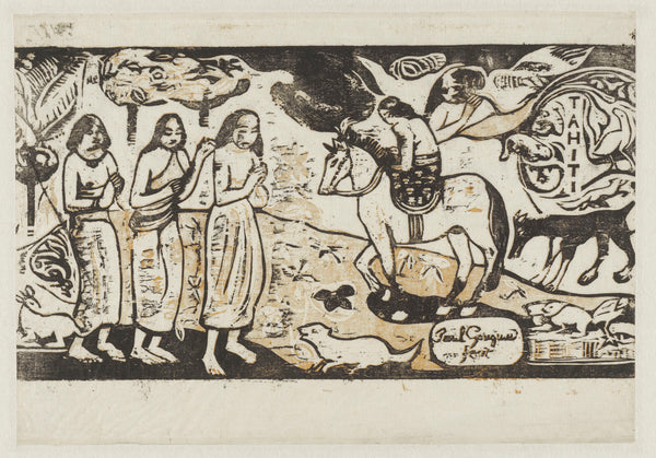 Paul Gauguin — Changement de résidence (Change of Residence) | Woodcut Print