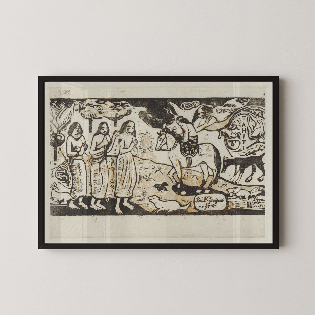 Paul Gauguin — Changement de résidence (Change of Residence) | Woodcut Print
