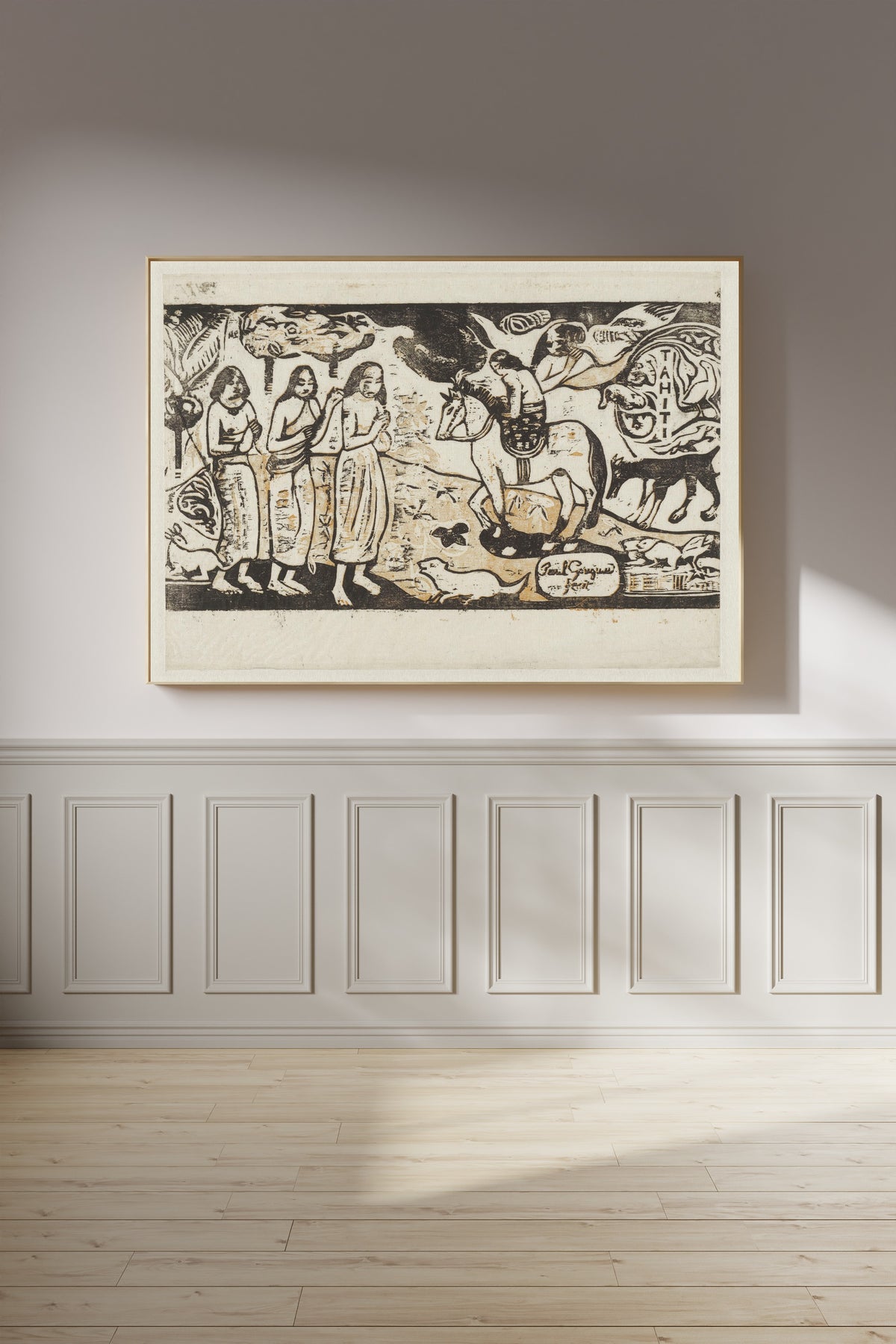 Paul Gauguin — Changement de résidence (Change of Residence) | Woodcut Print