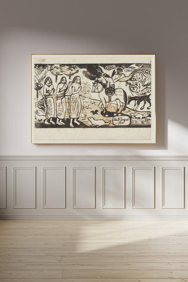 Paul Gauguin — Changement de résidence (Change of Residence) | Woodcut Print