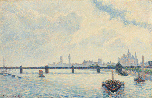 Camille Pissarro — Charing Cross Bridge, London | Fine Art Print