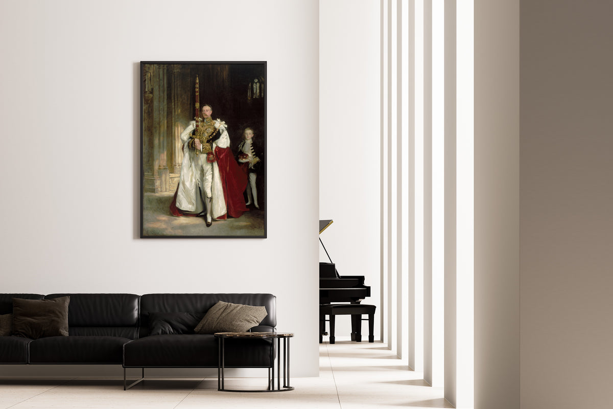 John Singer Sargent — Charles Stewart, Sixth Marquess of Londonderry, Carrying the Great Sword of State at the Coronation of King Edward VII | Fine Art Print