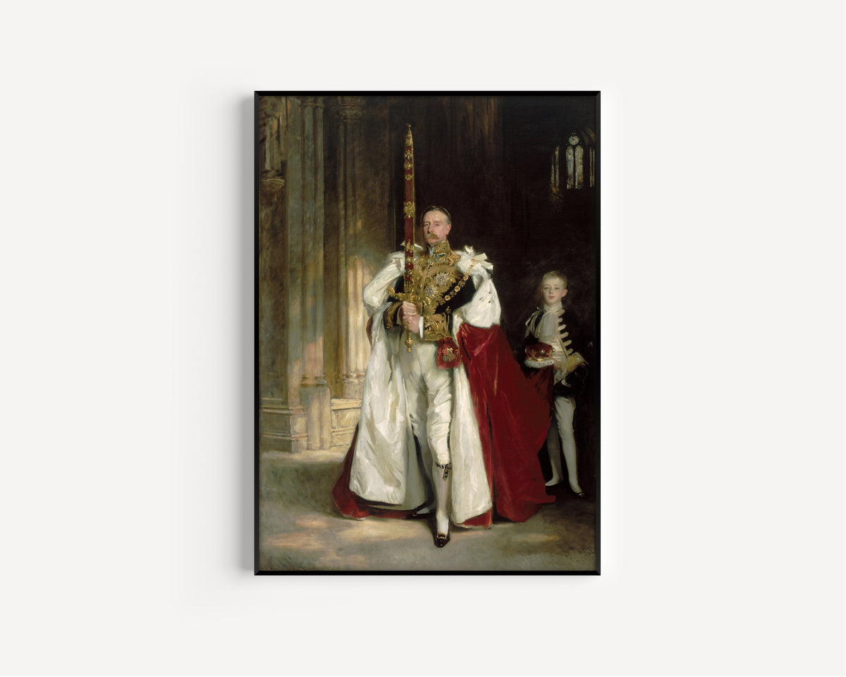 John Singer Sargent — Charles Stewart, Sixth Marquess of Londonderry, Carrying the Great Sword of State at the Coronation of King Edward VII | Fine Art Print