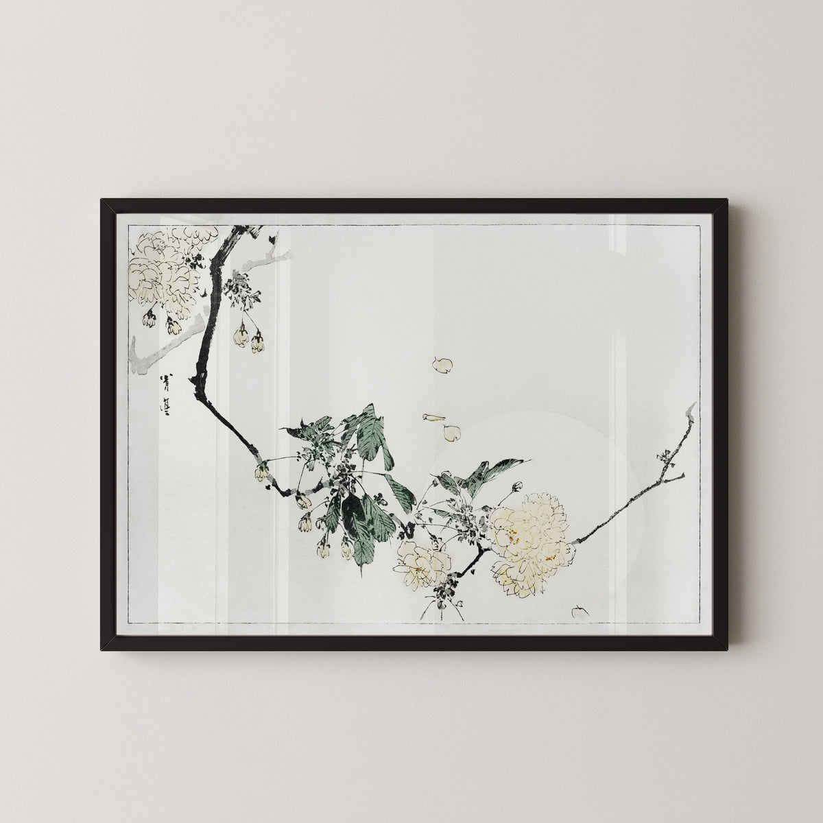 Watanabe Seitei — Cherry Blossom | Japanese Bird & Flower Woodblock Print
