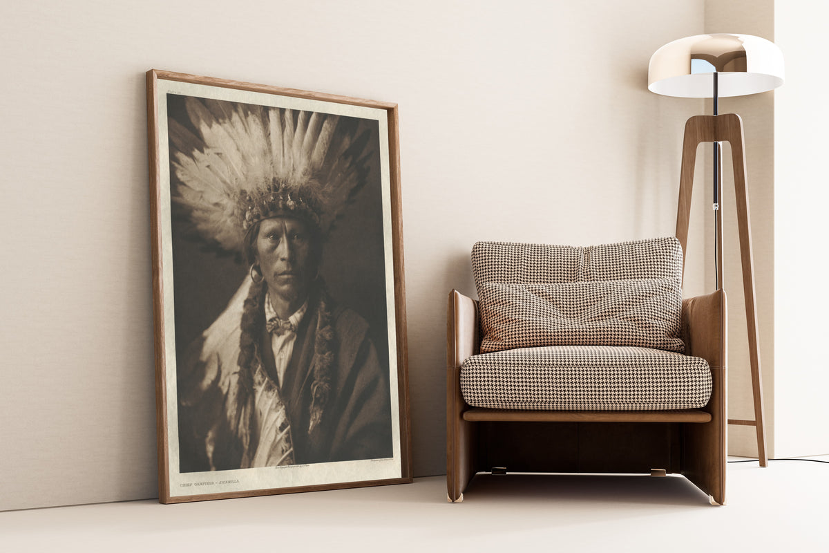 Edward S. Curtis — Chief Garfield, Jicarilla | Vintage Photograph Print