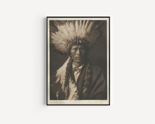 Edward S. Curtis — Chief Garfield, Jicarilla | Vintage Photograph Print