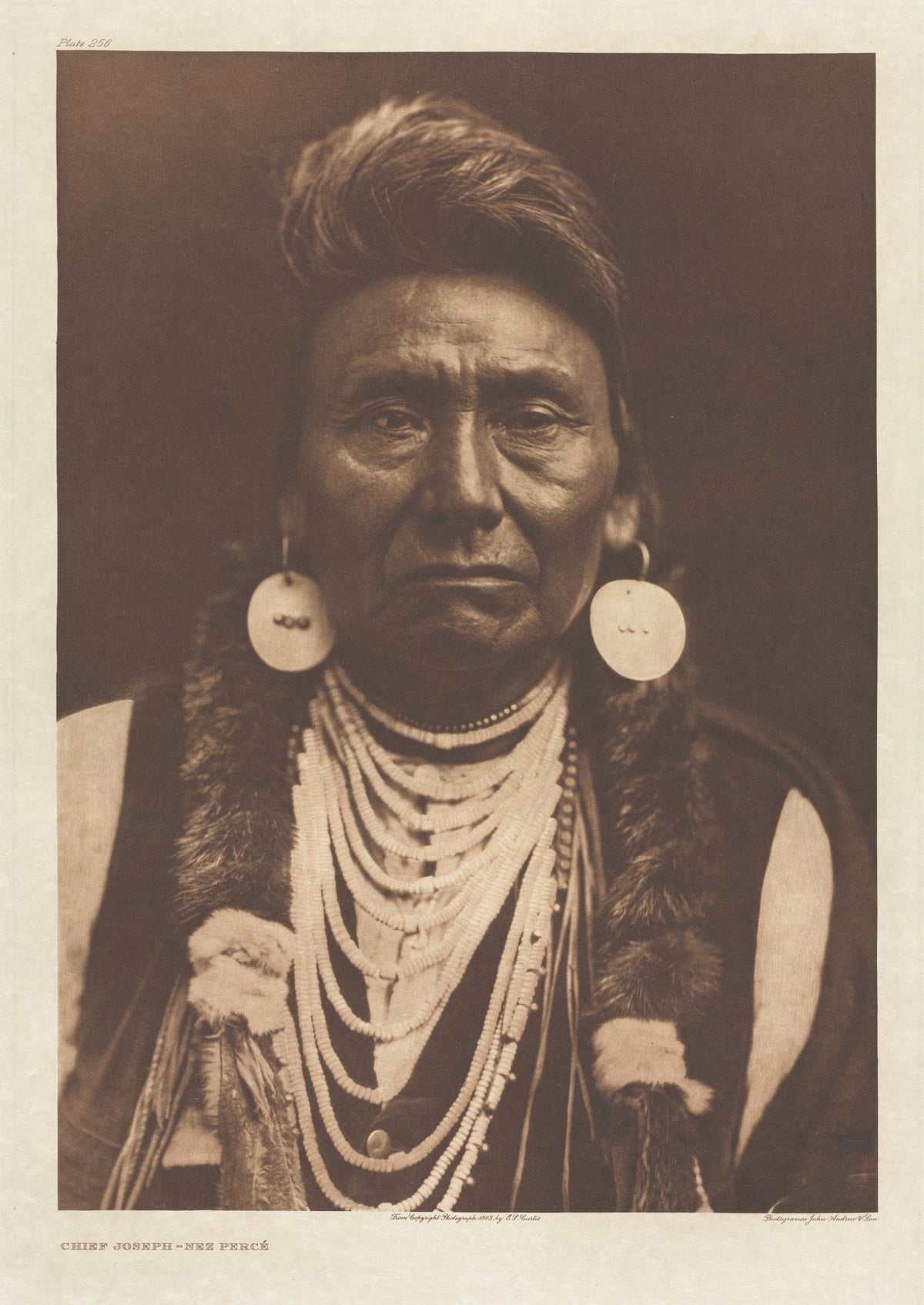 Edward S. Curtis — Chief Joseph, Nez Percé | Vintage Photograph Print