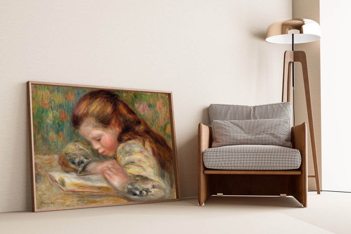 Pierre-Auguste Renoir — Child Reading | Fine Art Print