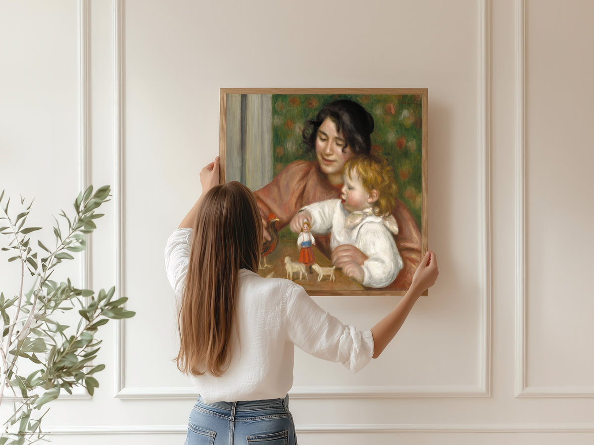 Pierre-Auguste Renoir — Child with Toys – Gabrielle and the Artist’s Son, Jean | Fine Art Print