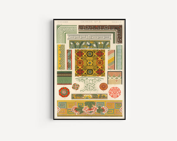 Owen Jones — Chinese No. 3 | Grammar of Ornament Design Print