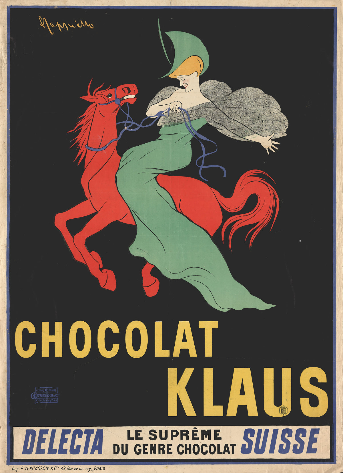 Leonetto Cappiello — Chocolat Klaus | Vintage Poster Print