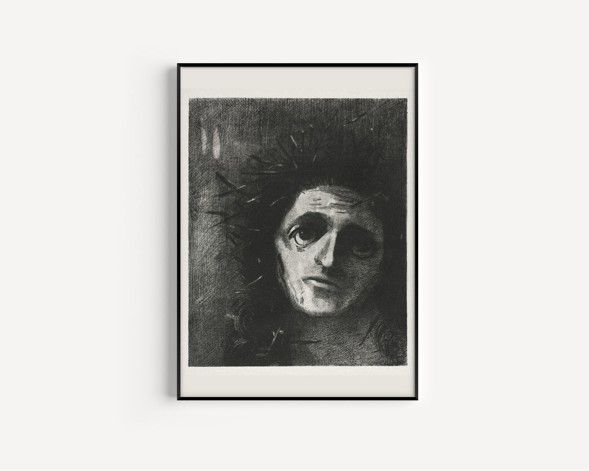 Odilon Redon — Christ | Symbolist Art Print