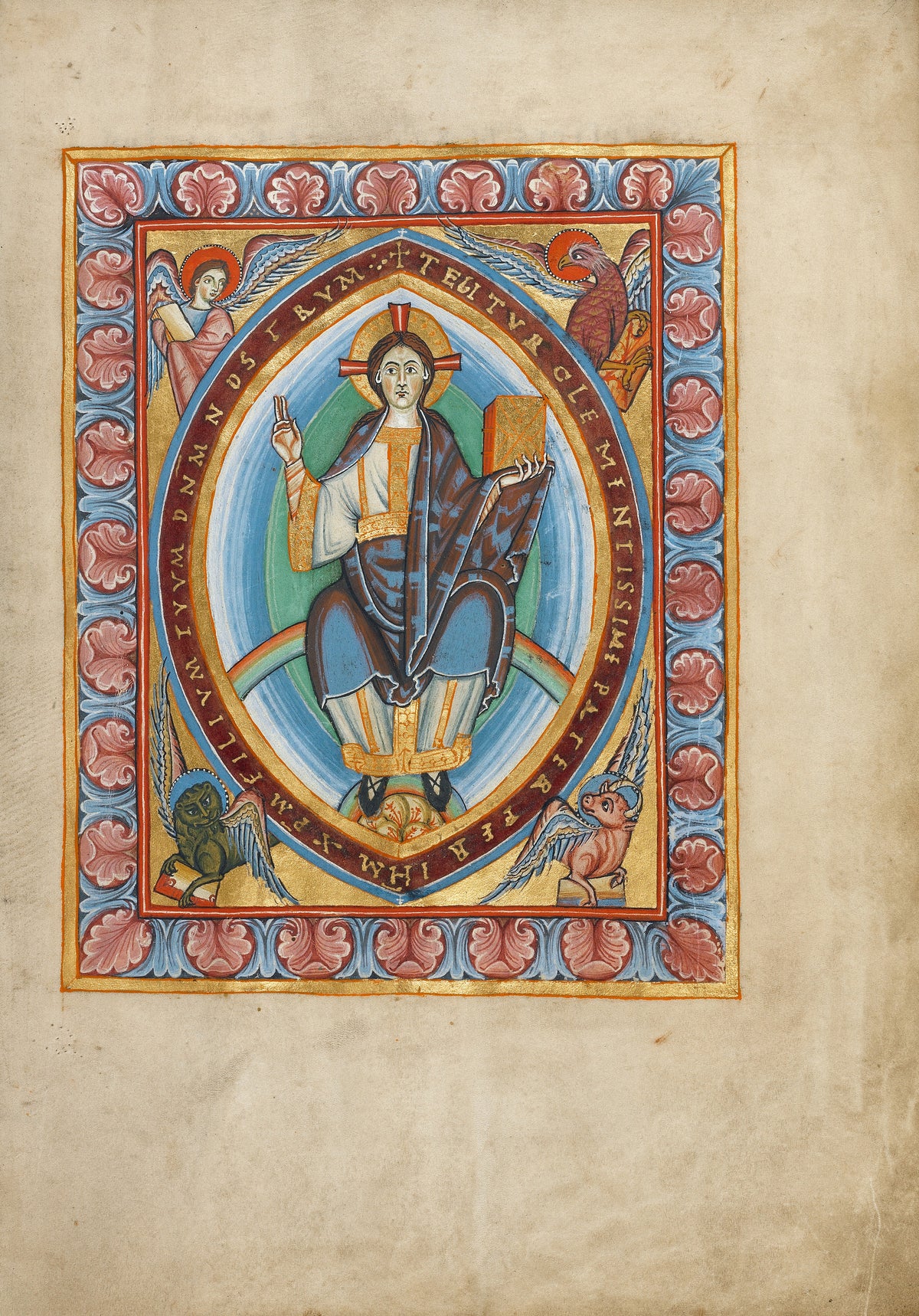 Christ in Majesty | Illuminated Manuscript Print