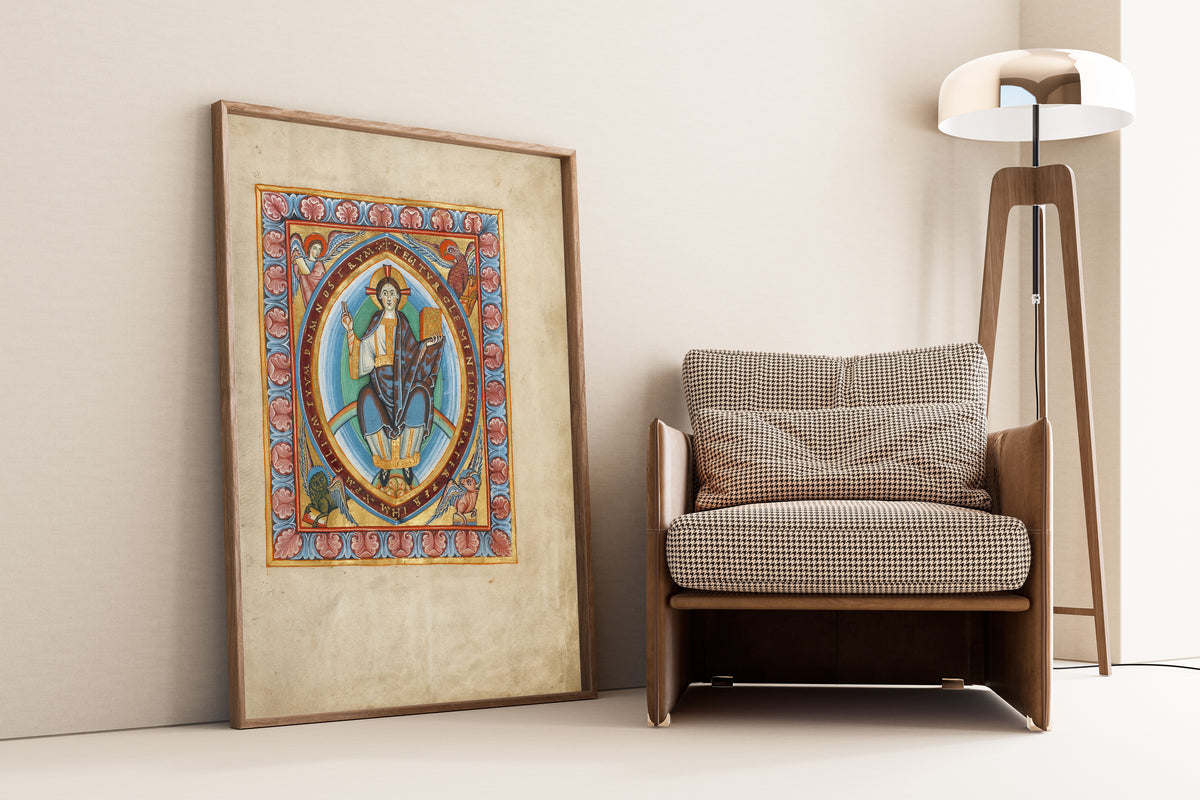 Christ in Majesty | Illuminated Manuscript Print