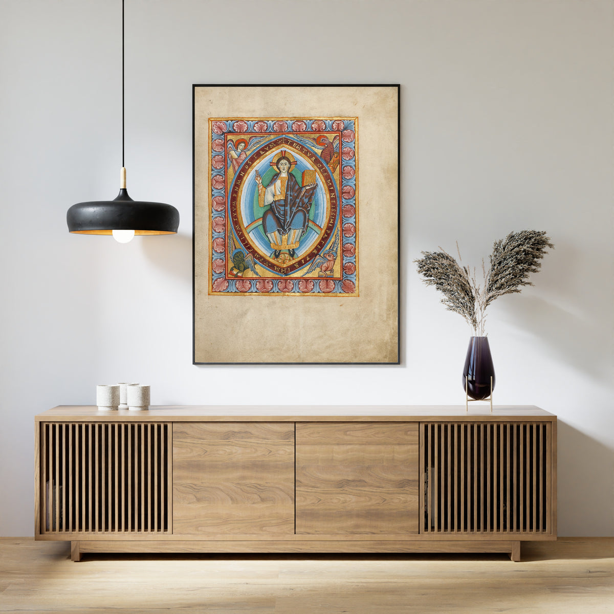 Christ in Majesty | Illuminated Manuscript Print