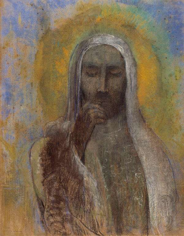 Odilon Redon — Christ of Silence | Symbolist Art Print