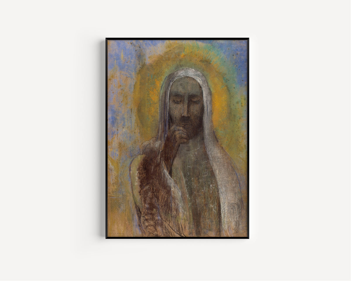 Odilon Redon — Christ of Silence | Symbolist Art Print