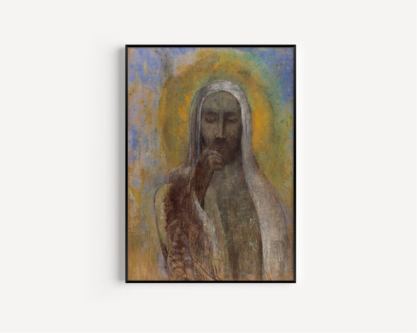 Odilon Redon — Christ of Silence | Symbolist Art Print