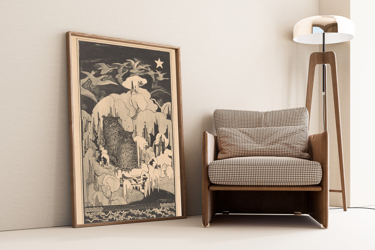 Theo van Hoytema — Christmas Night (Kerstnacht) | Art Nouveau Print
