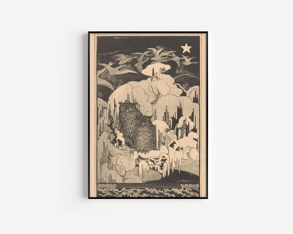 Theo van Hoytema — Christmas Night (Kerstnacht) | Art Nouveau Print