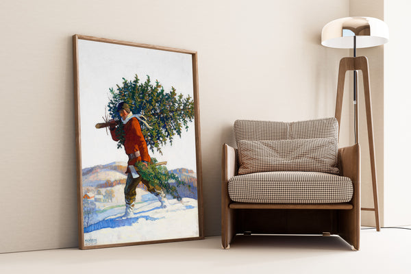 N. C. Wyeth — Christmas Tree – Chadds Ford | Illustration Art Print