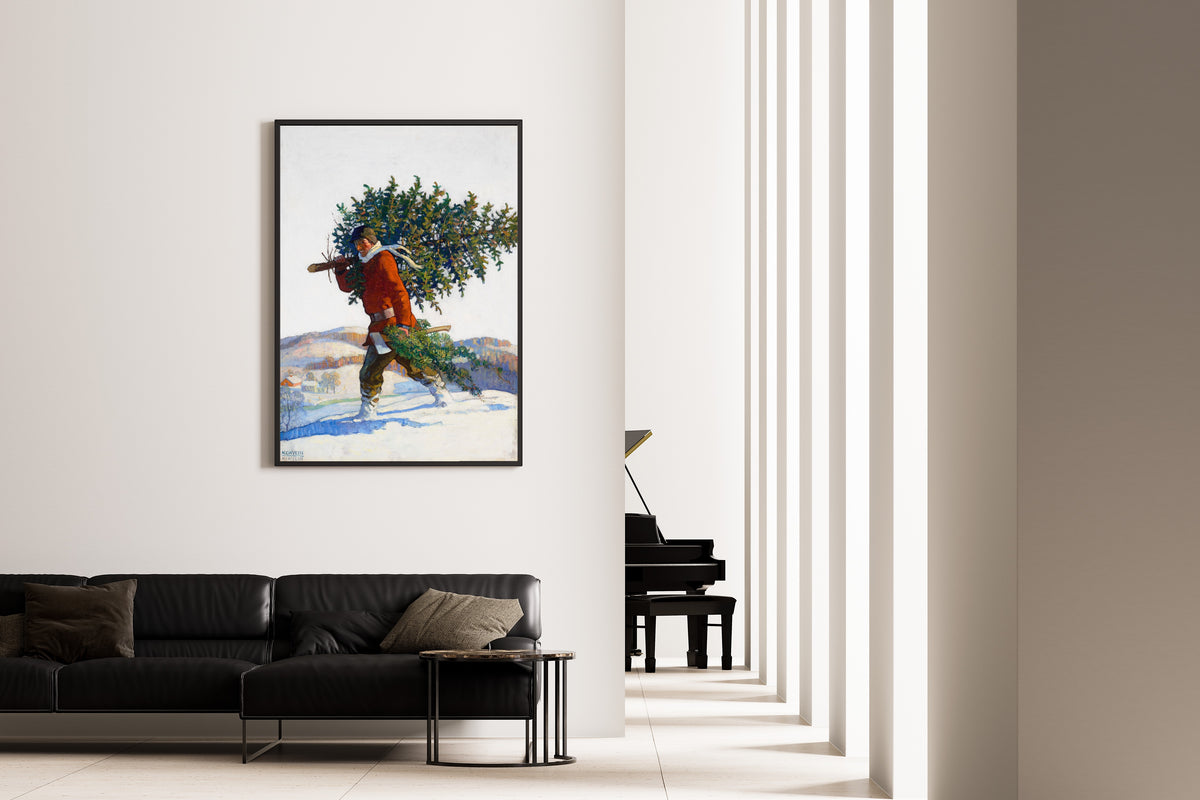 N. C. Wyeth — Christmas Tree – Chadds Ford | Illustration Art Print