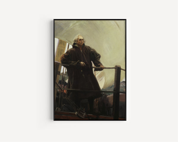 Joaquín Sorolla — Christopher Columbus Leaving Palos | Fine Art Print